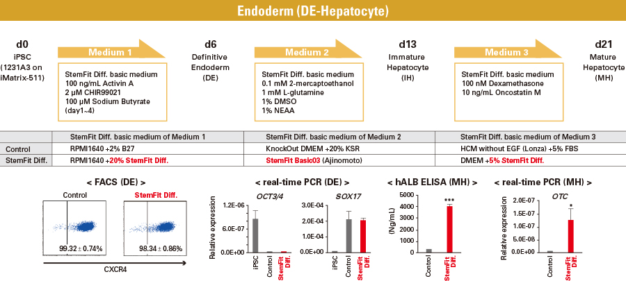 Endoderm (DE-Hepatocyte)